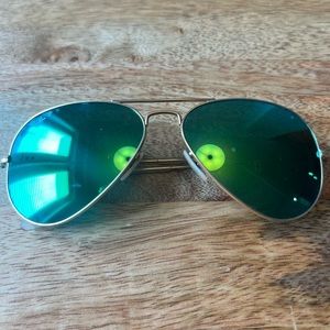 RAYBAN mirror polarized sunglasses